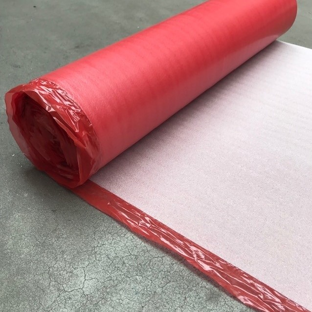 Foam rood 2mm vloerverwarming 15m² Laminaat, pvc vloeren