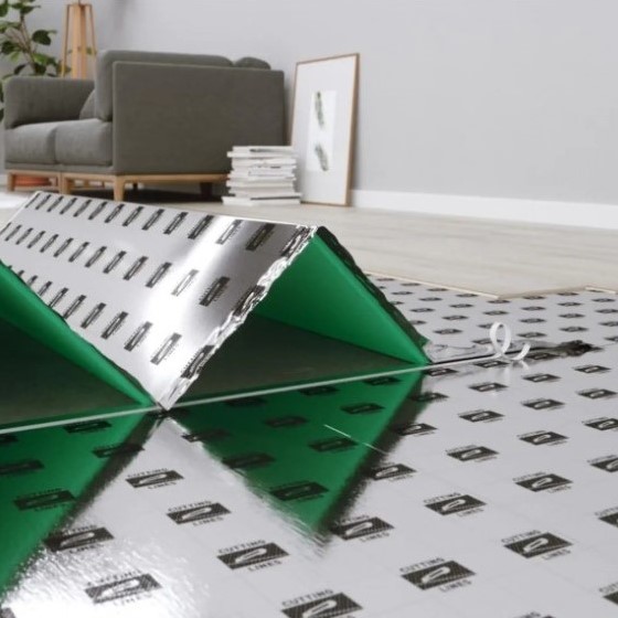 Mos overeenkomst Droogte Ondervloer laminaat XPS zilver appartement 10db Max 5mm | Laminaat, parket  en pvc vloeren